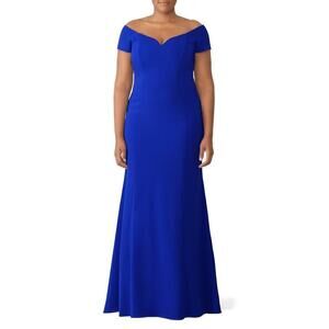 Badgley Mischka Gown Sweetheart Cobalt Blue L